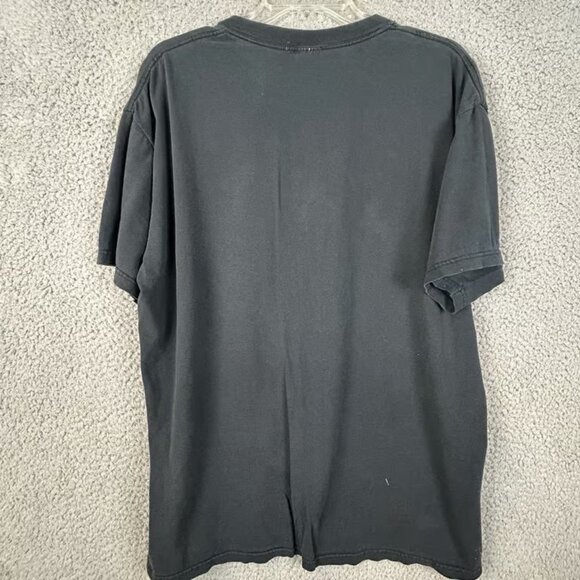 Vintage Fort Sill Oklahoma United States Army Faded Black T-Shirt Size XL Anvil - Picture 2 of 3